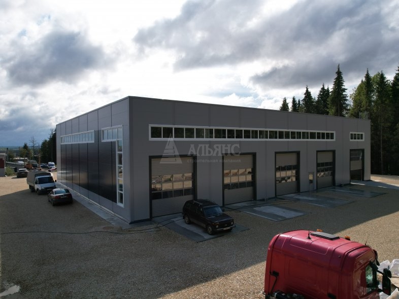 СТО из сэндвич-панелей - фото 3