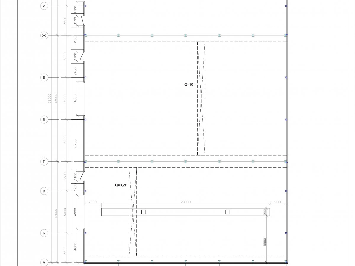Планировка Проект СТО из сэндвич-панелей -  фото 1