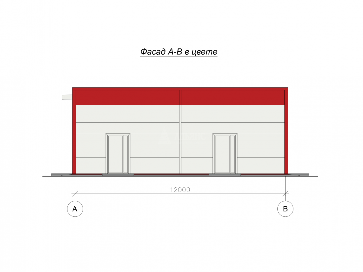 3D визуализация Кафе из сэндвич-панелей - фото 3