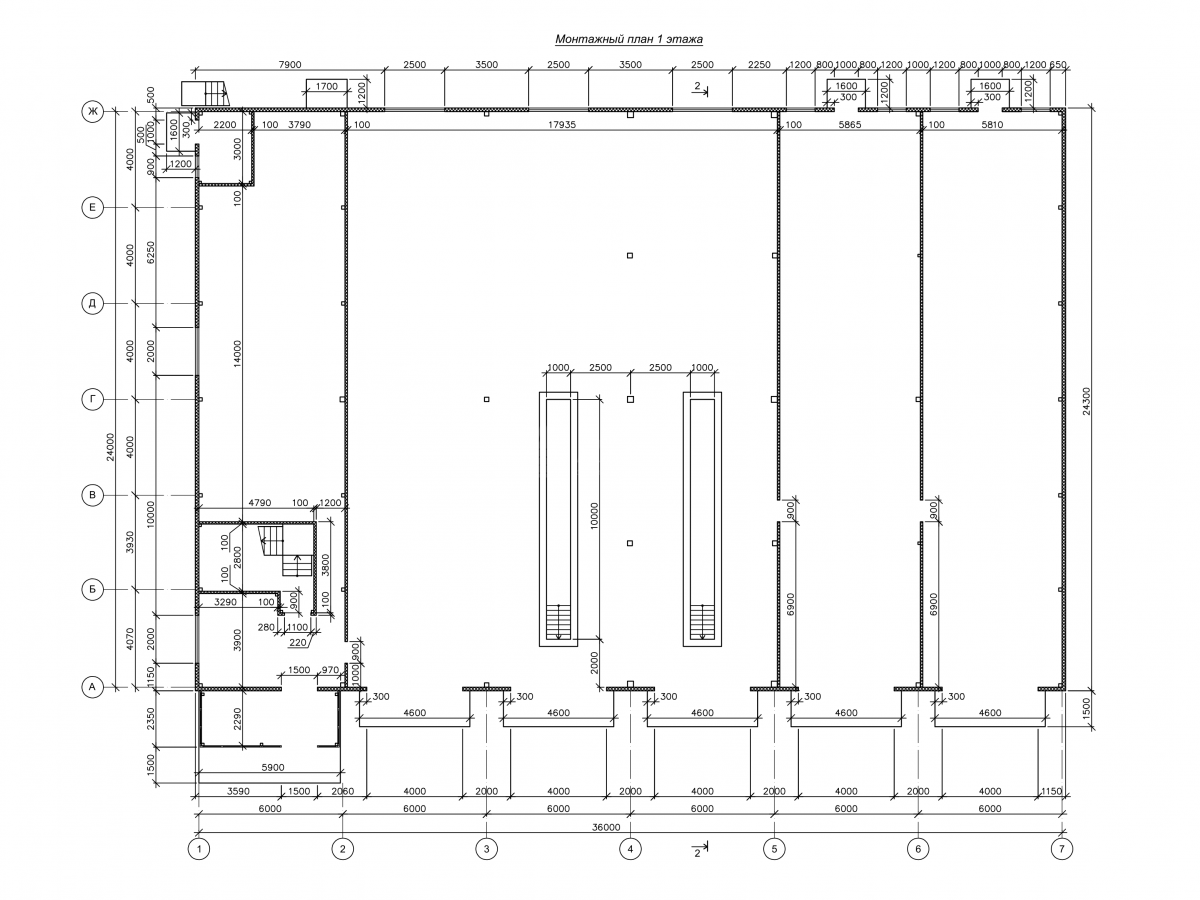 Планировка СТО из сэндвич-панелей -  фото 3