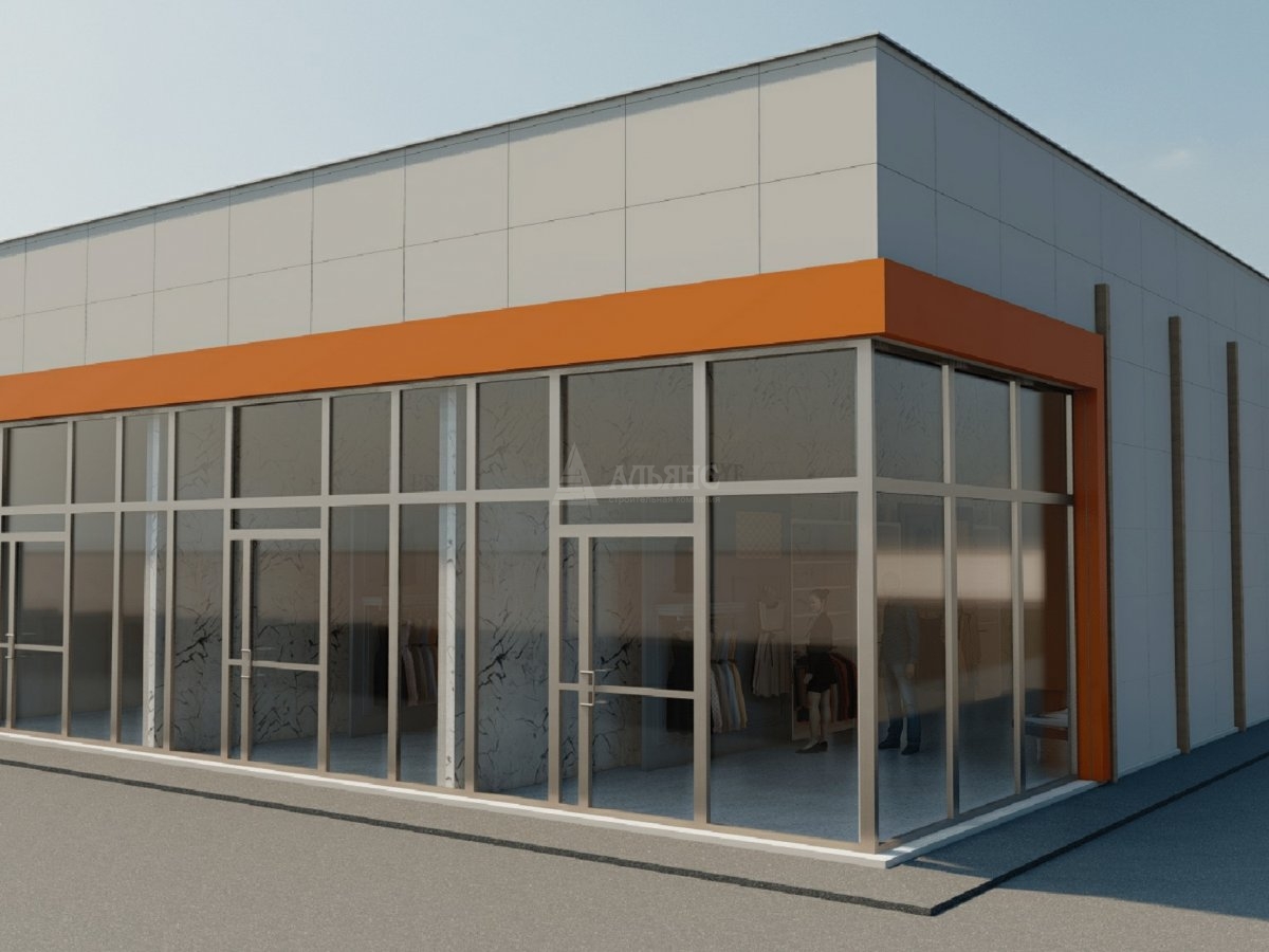 3D визуализация Магазин из сэндвич-панелей - фото 5