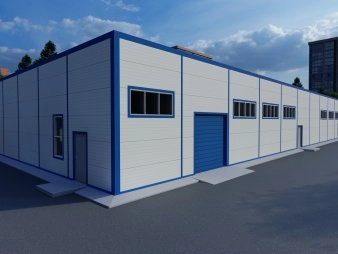 Производственное здание из сэндвич-панелей